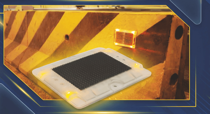عيون القطط  المضيئة بالطاقة الشمسية فائقة النحافة Ultra Thin - Safety Triangle Product