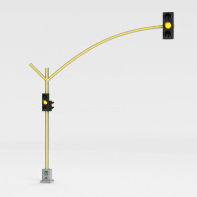 إشارات المرور LED عامودية مصنوعة من الألومنيوم - Image 7