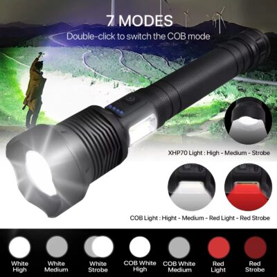 مصباح يدوي LED  أو كشاف يدوي LED - Image 3